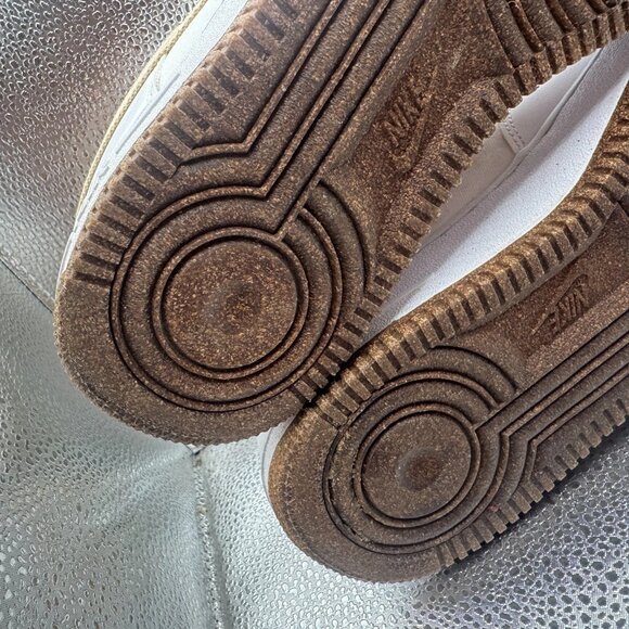 Size‎ 9 Nike Air Force 1 Low Rhubarb Mens White Athletic Sneaker CZ0338-101 - Picture 12 of 12